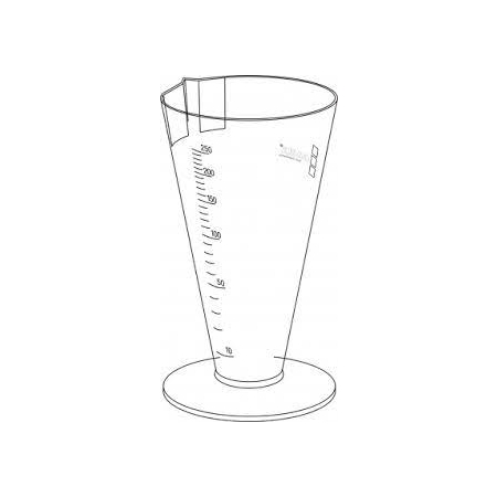 Miarka skalowana stożkowa 250ml